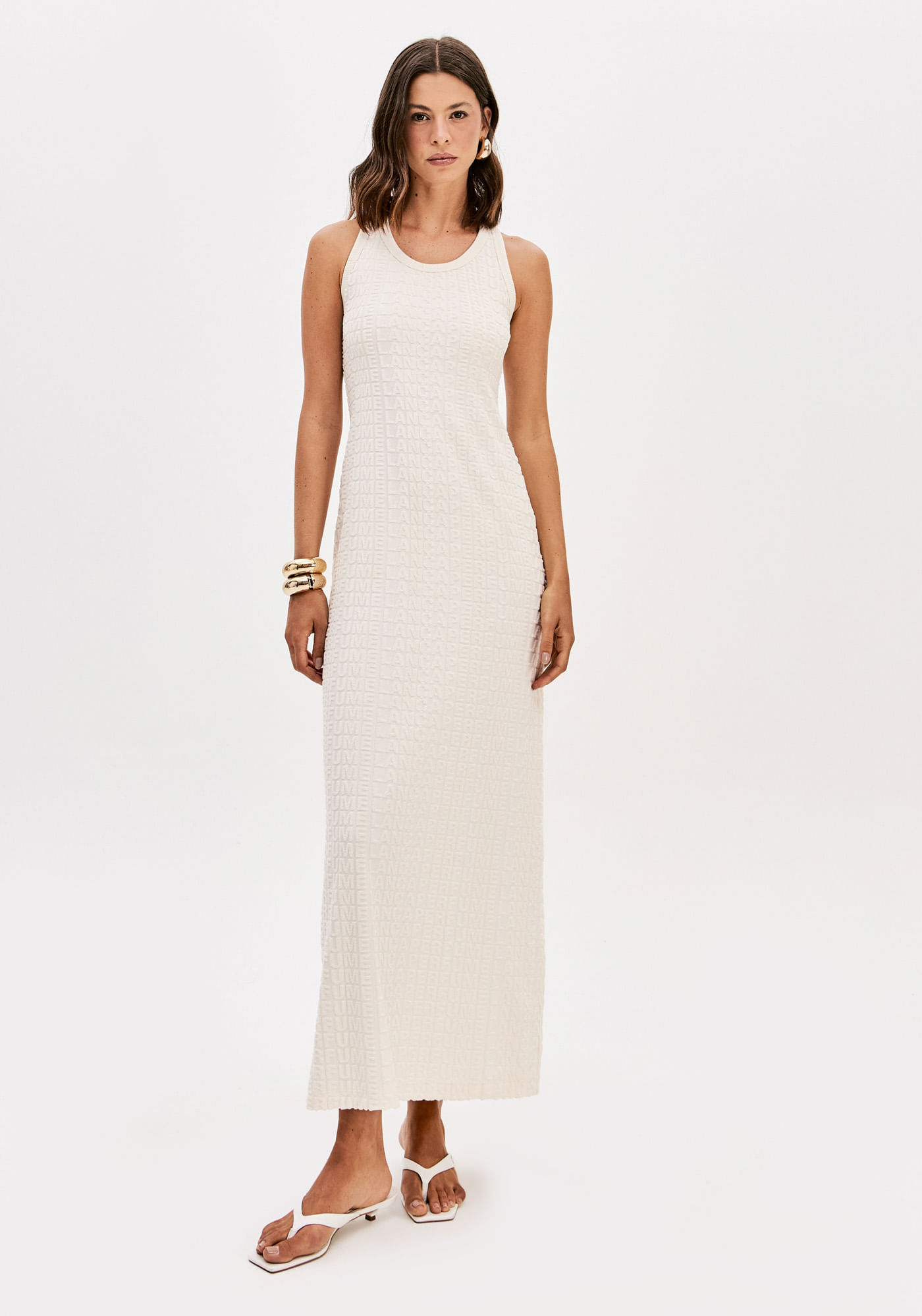 Vestido Evasê Super Midi Signature