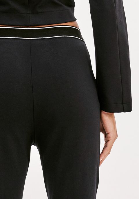 Calça Capri Cintura Alta Com Elástico