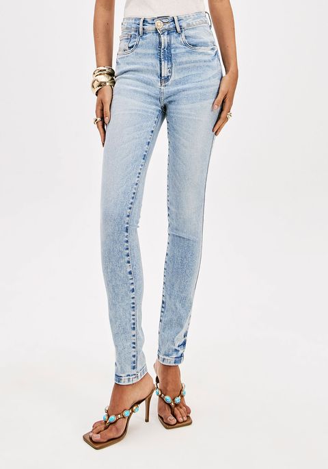 Calça Jeans Skinny Héstia Cintura Super Alta
