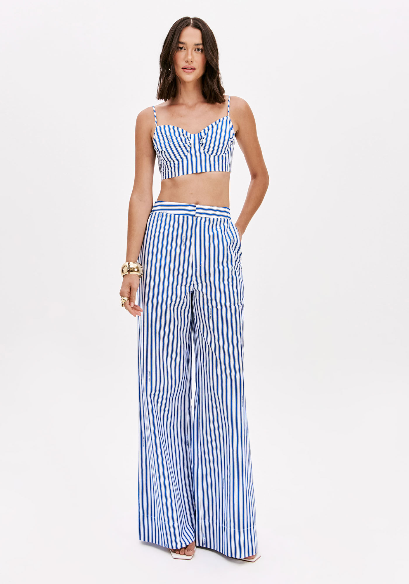 Calça Cintura Alta Alfaiataria