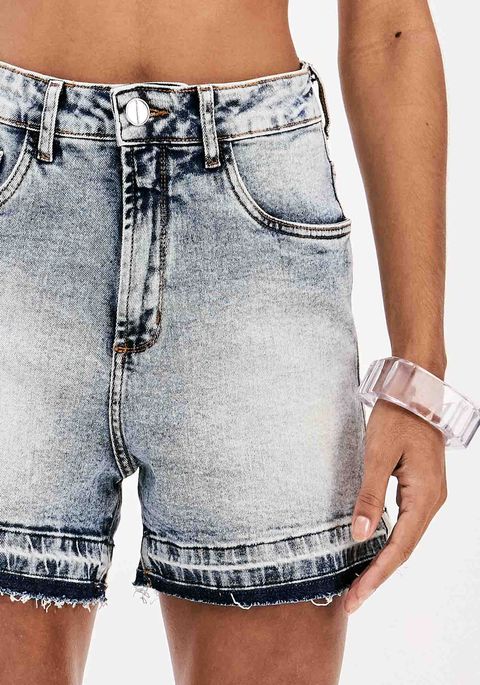 Short Jeans Comfort Cintura Alta