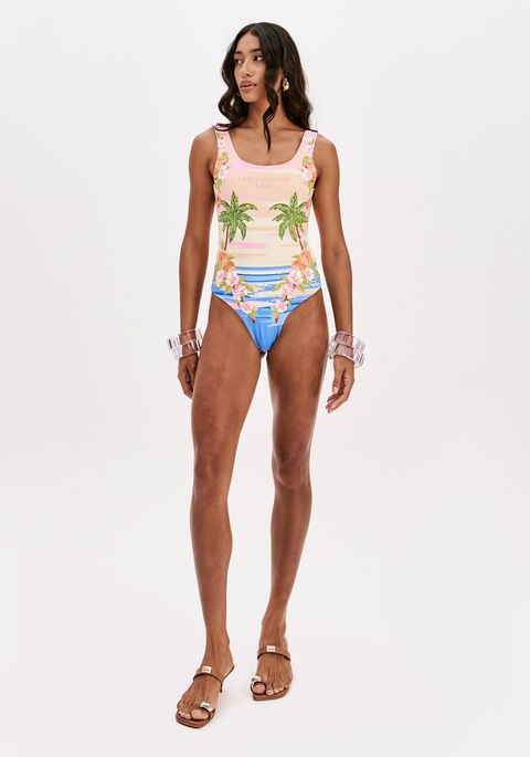 Body De Alças Estampado