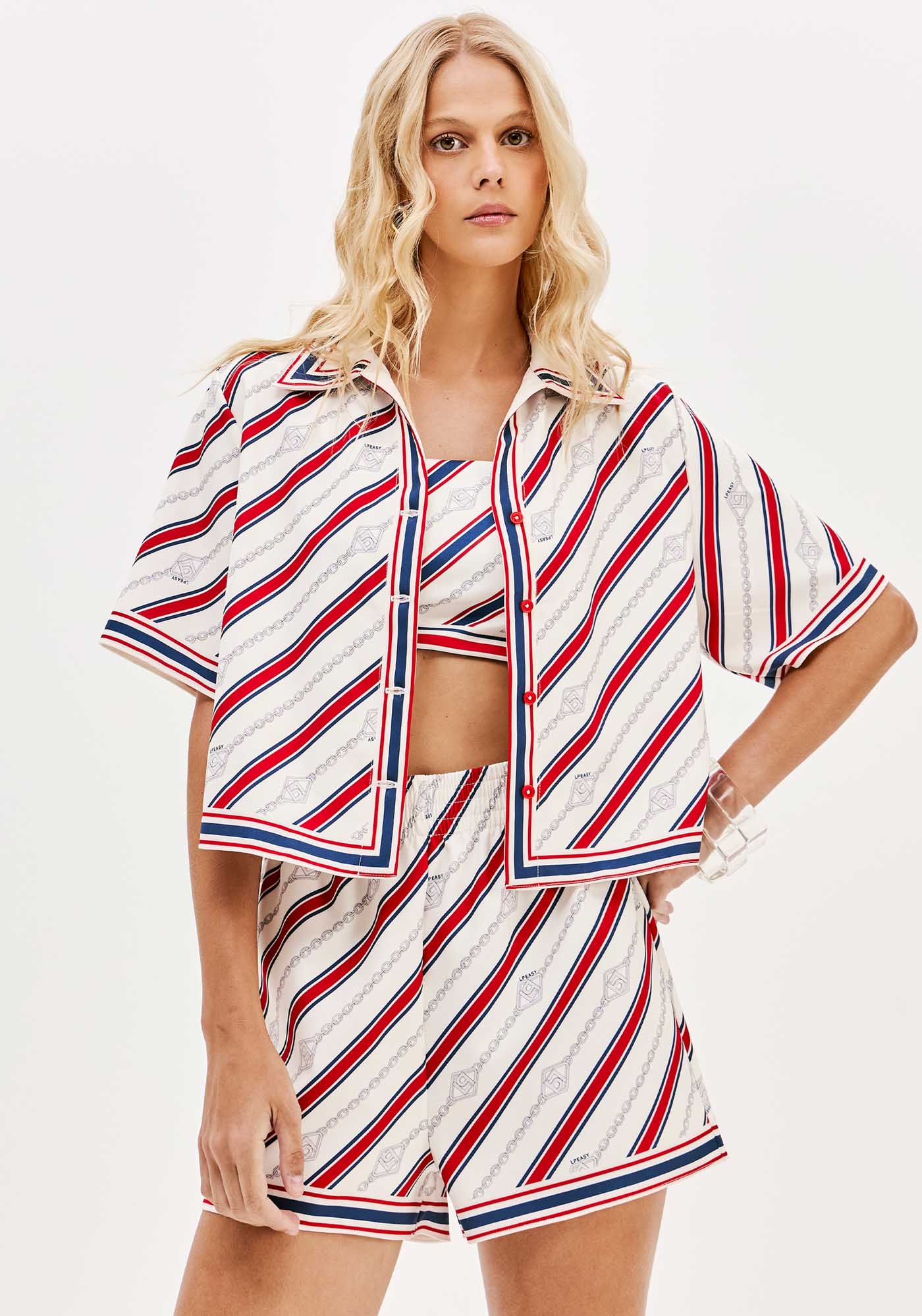 Camisa Manga Curta Estampada