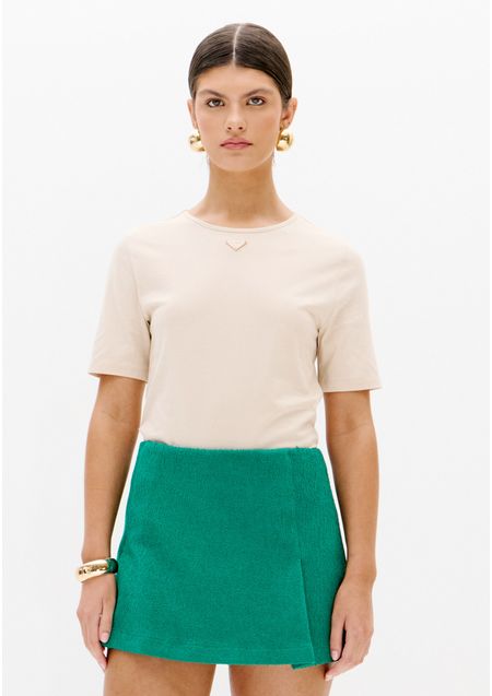 Blusa T-shirt Manga Curta