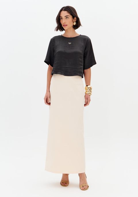 Saia Alfaiataria Super Midi