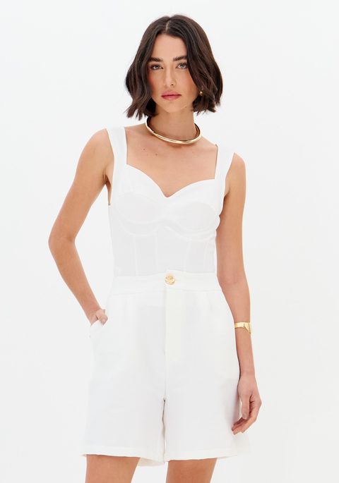 Blusa Corset De Alças