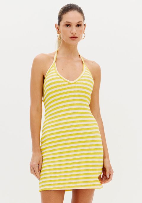 Vestido Curto Frente Única Decote V