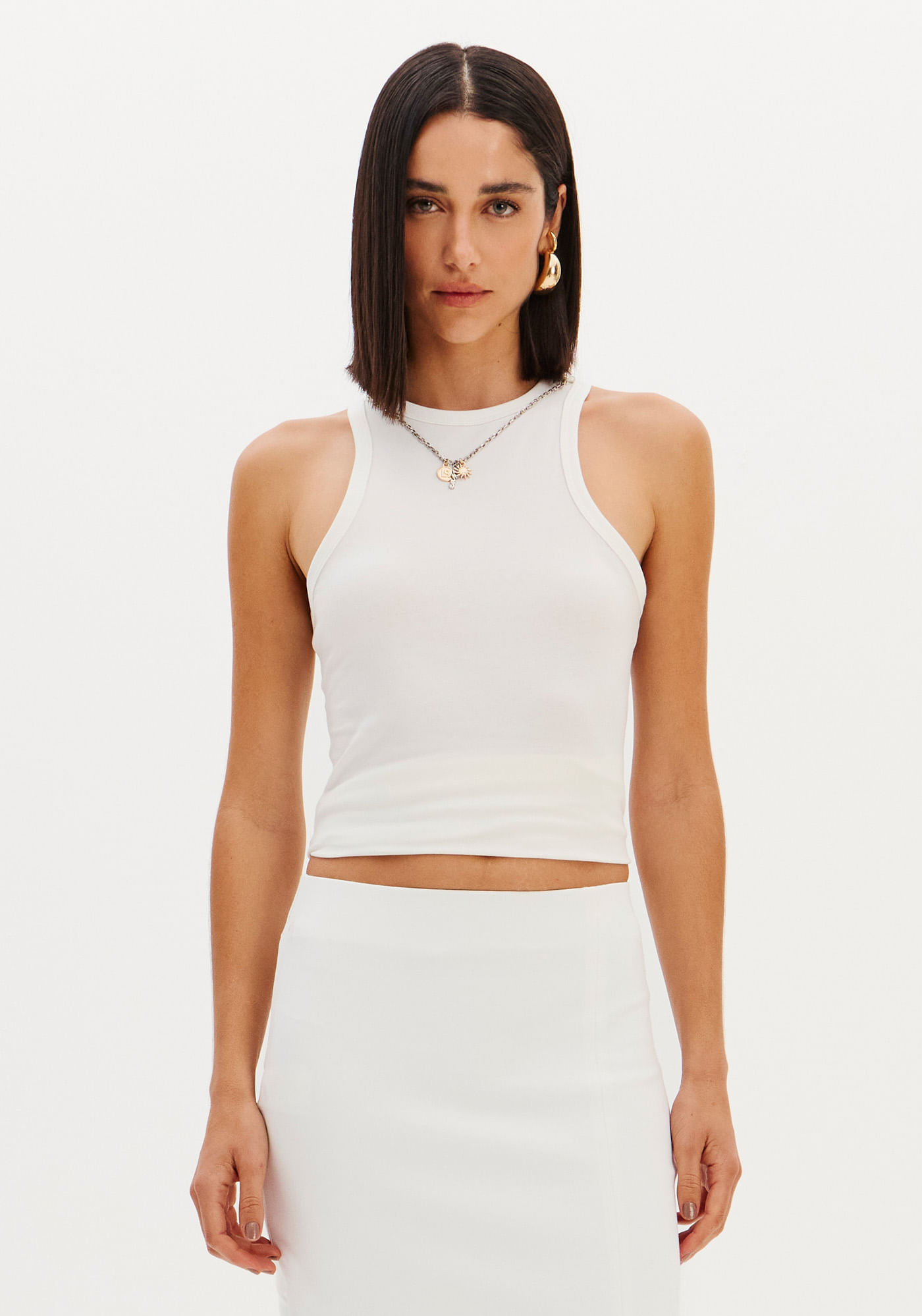 Blusa Regata Nadador Corrente Com Caixa