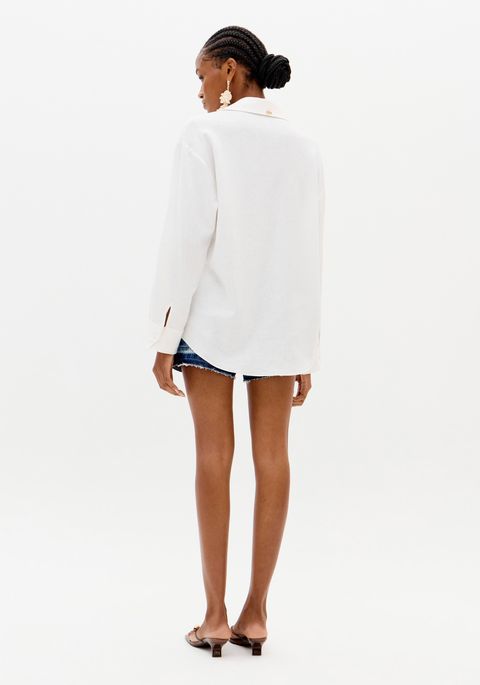 Short Jeans Grandfather Com Cintura Alta