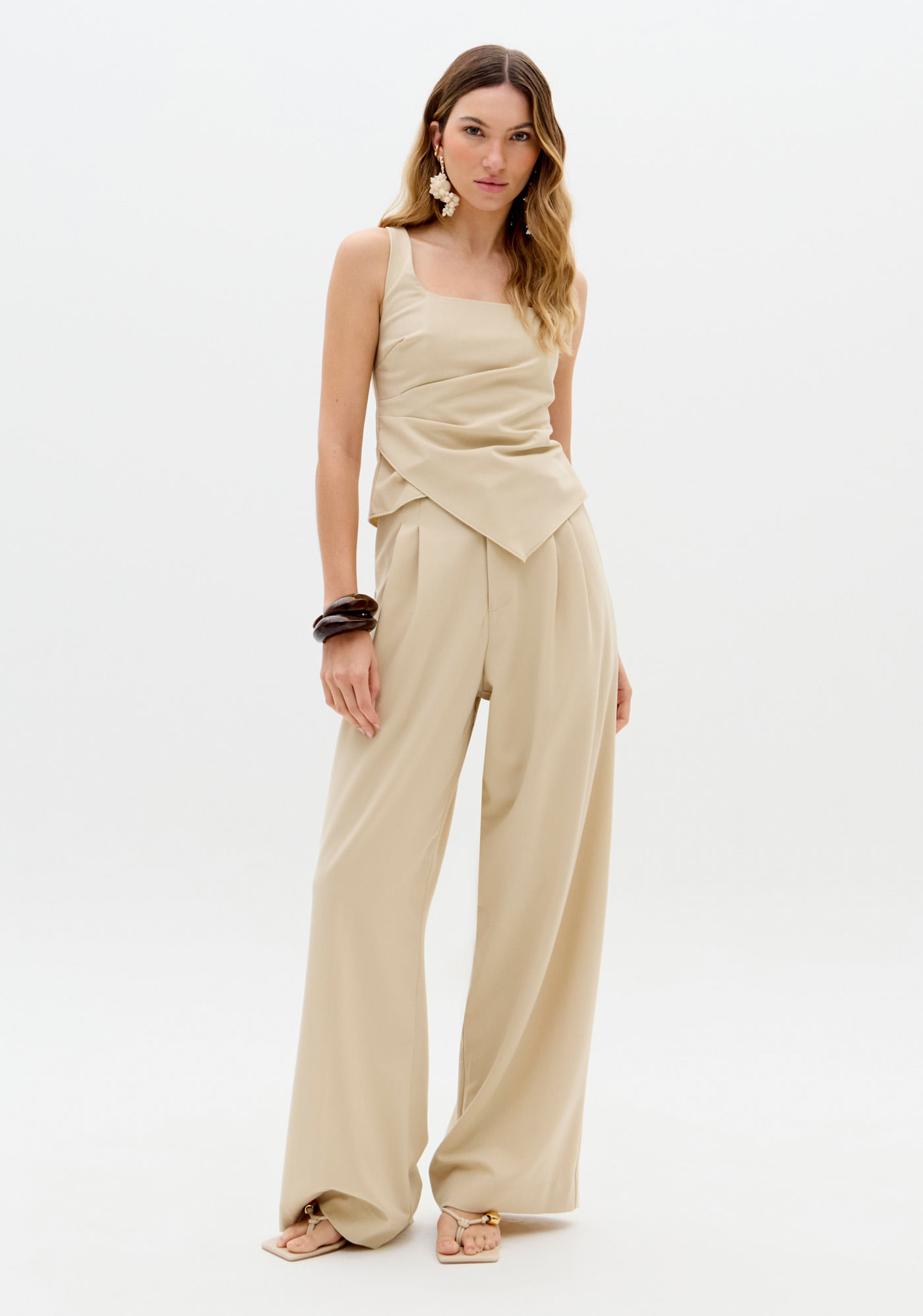 Calça Alfaiataria Full Length