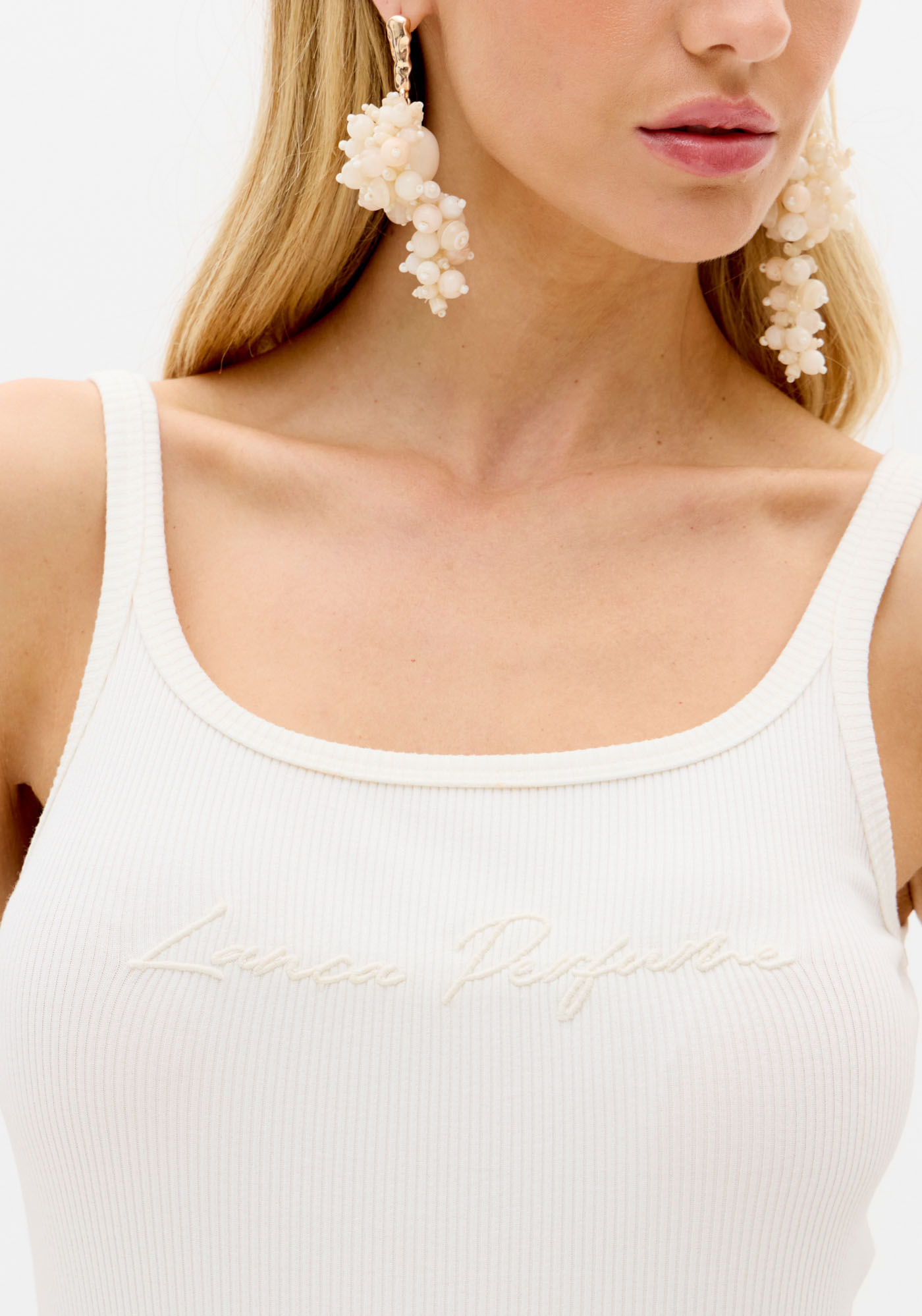 Blusa Regata Canelada De Alças