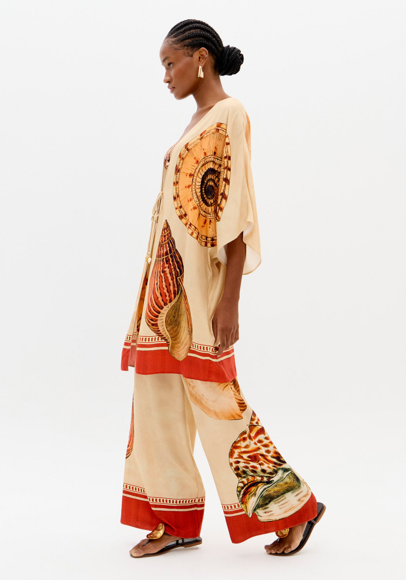 Calça Full Length Estampada