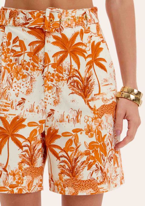Bermuda Alfaiataria Estampada