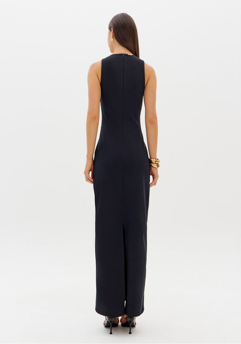 Vestido Super Midi Com Entremeio - Lança Perfume