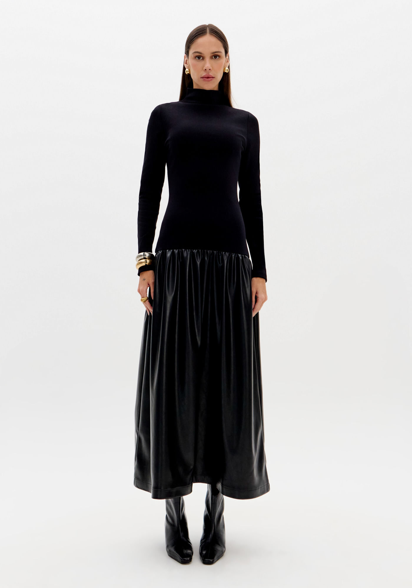 Vestido Super Midi Evasê