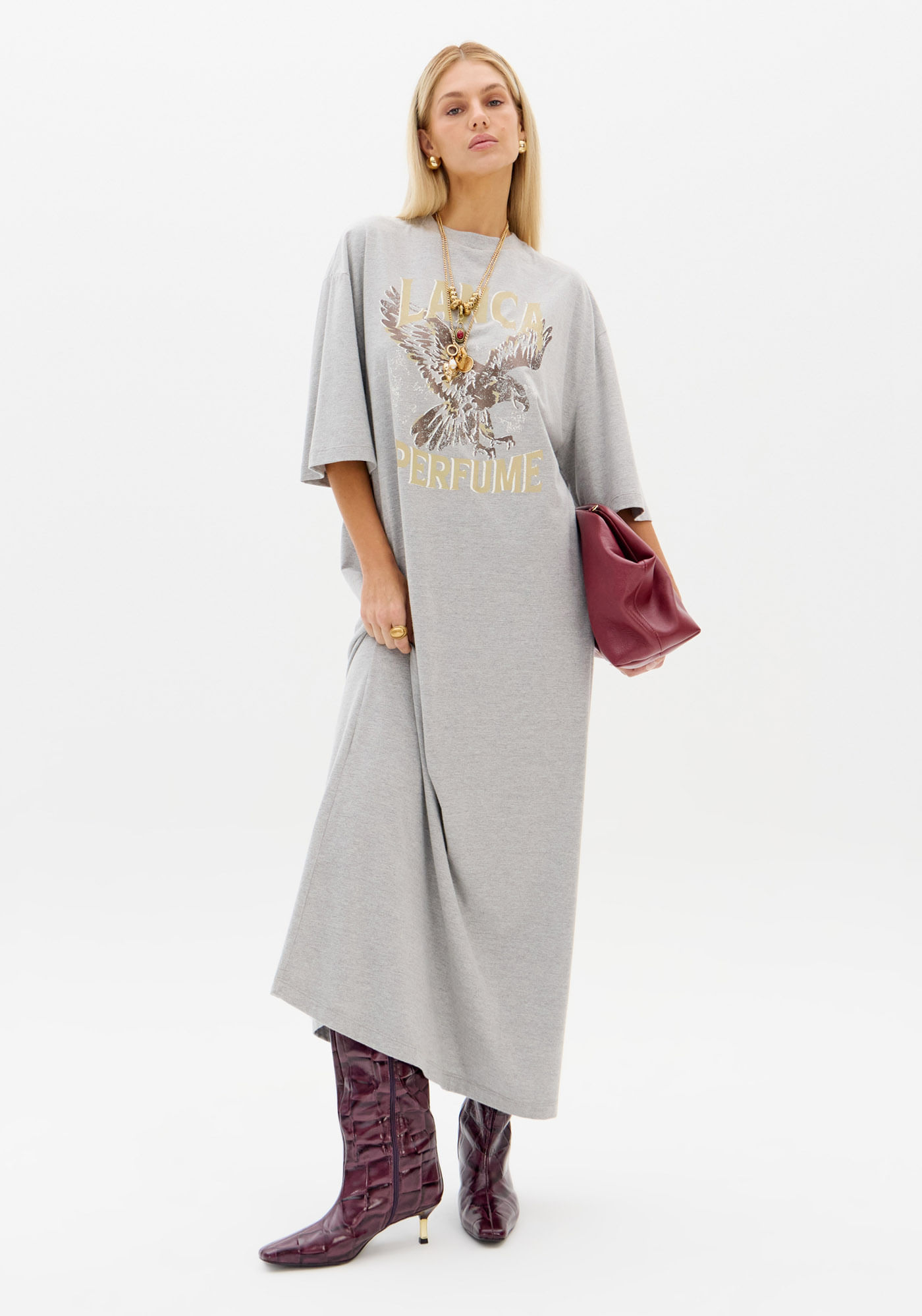 Vestido T-dress Super Midi