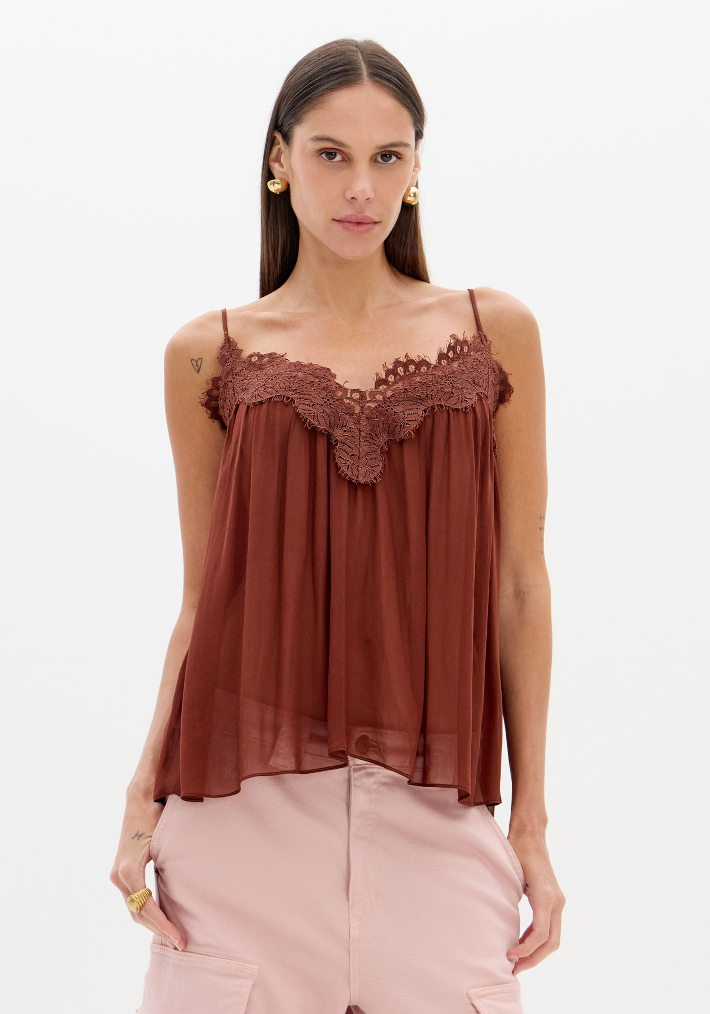 Blusa Mullet De Alças