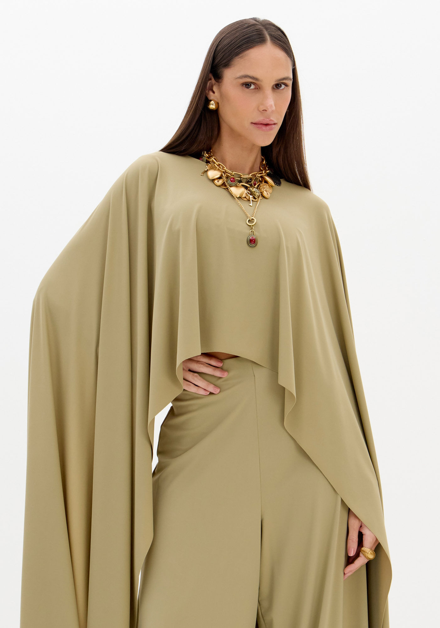 Blusa Manga Longa Ampla