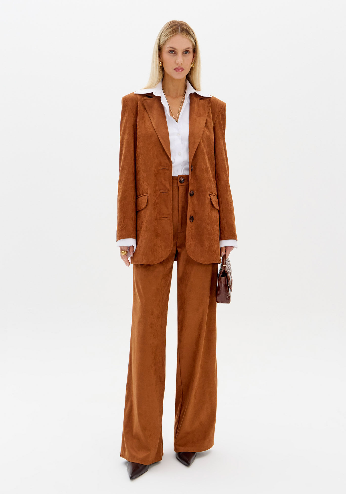 Calça Cintura Alta Wide Leg