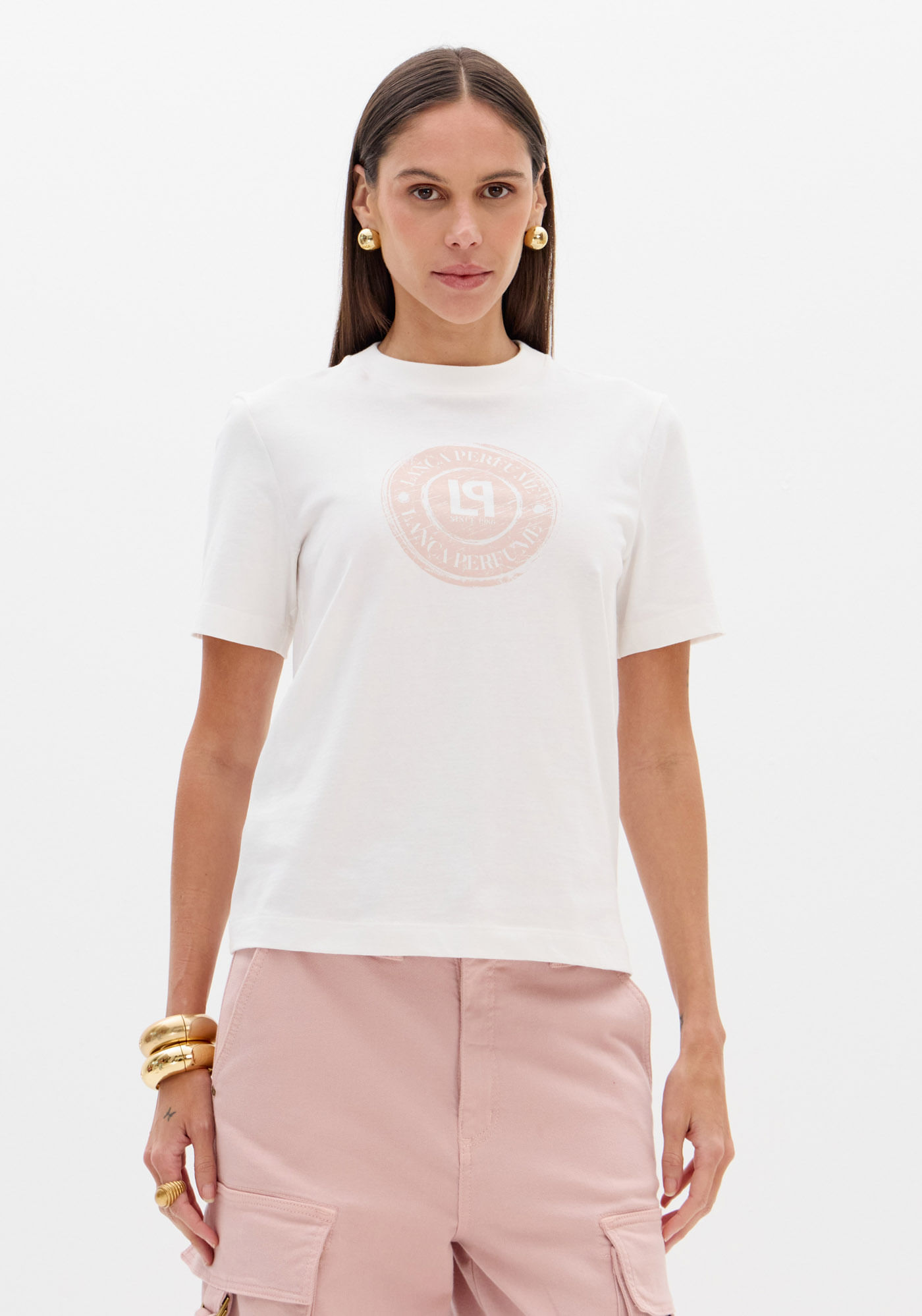 T-shirt Regular Manga Curta