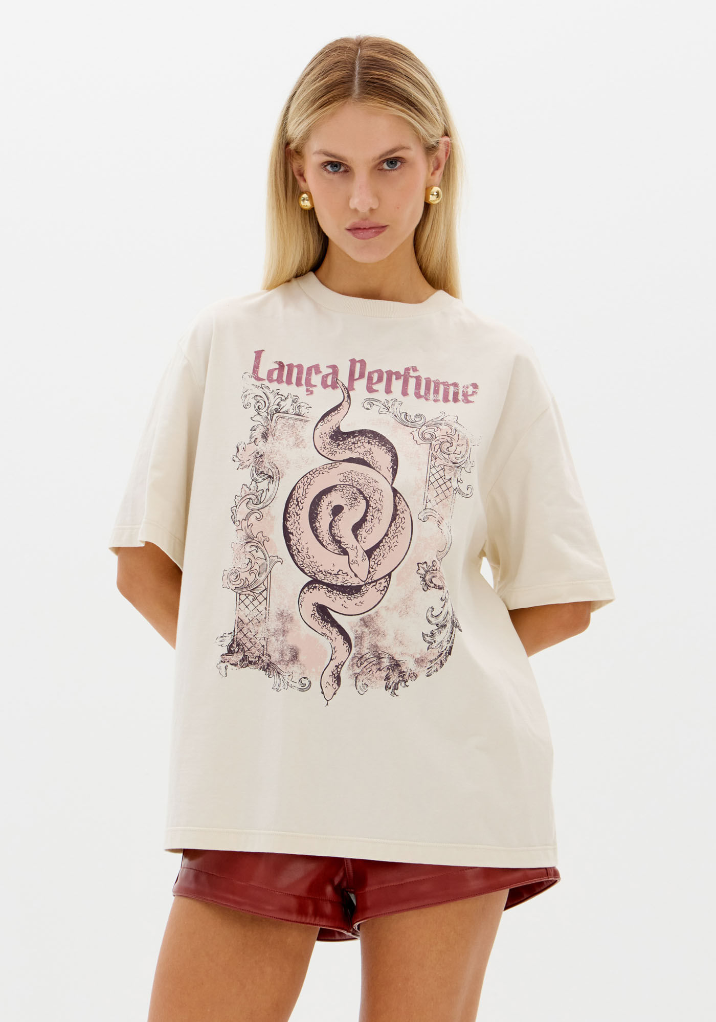T-shirt Oversized Com Estampa