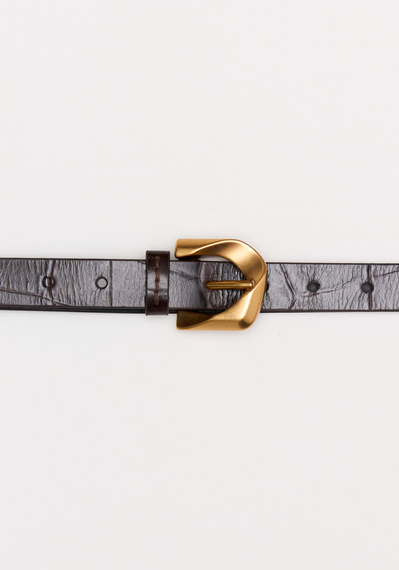 Cinto Fino Maxi Croco