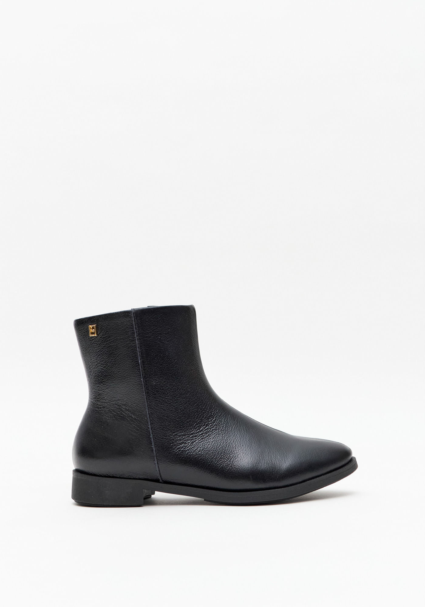 Bota Montaria Couro Cano Baixo