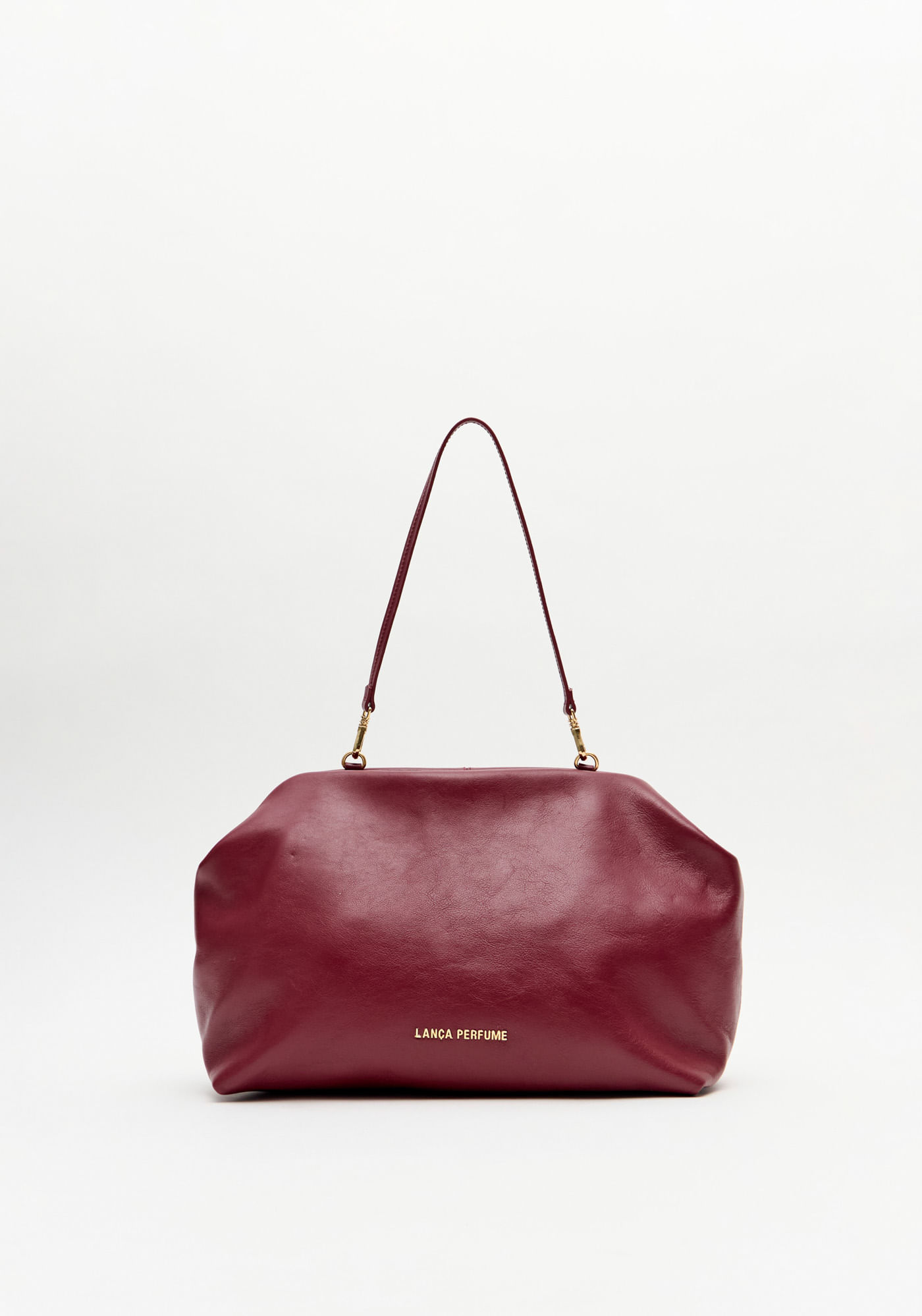 Bolsa Clutch Couro Lança Perfume