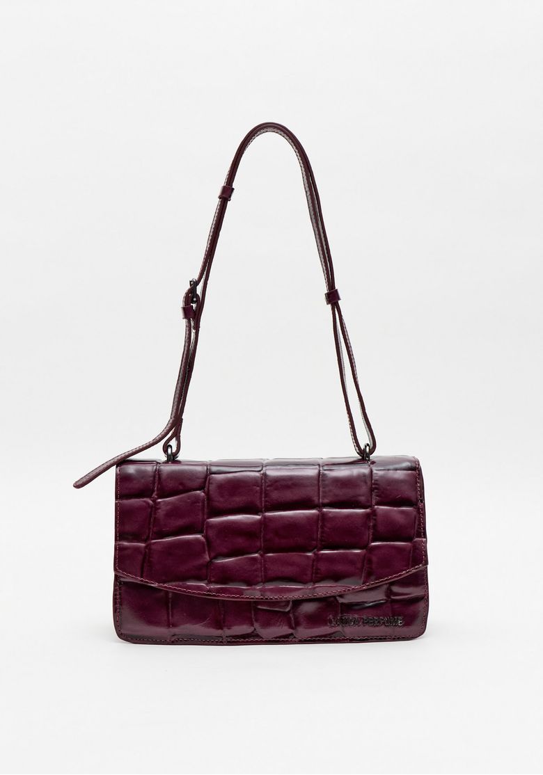 MR Bolsa Shoulder Couro Croco - Lança Perfume