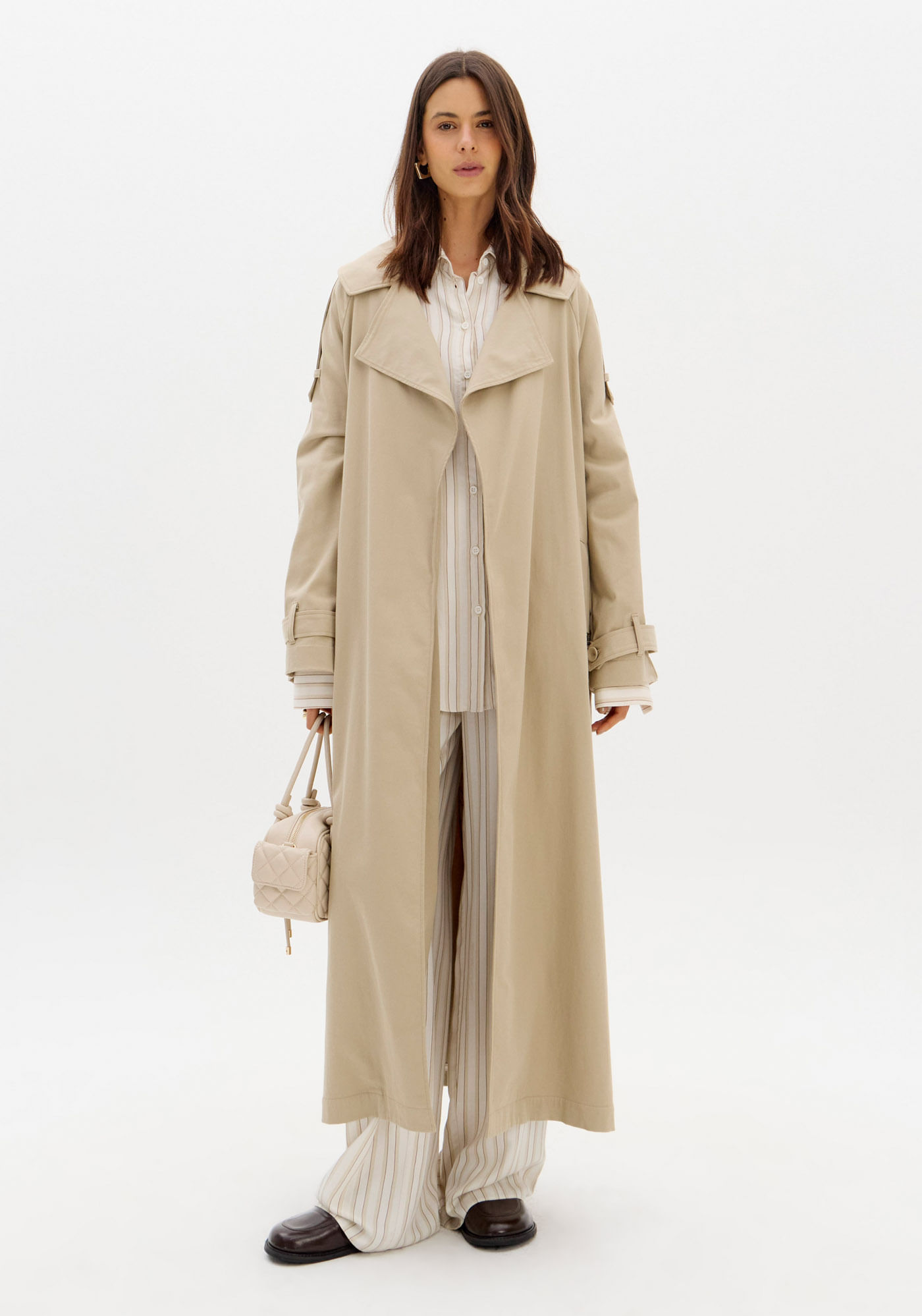 Trench Coat Alongado