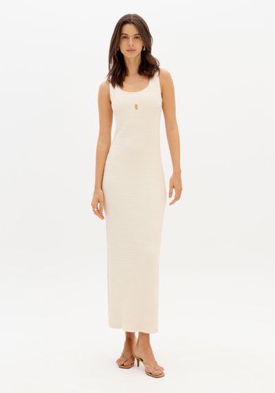 Vestido Super Midi Sem Mangas