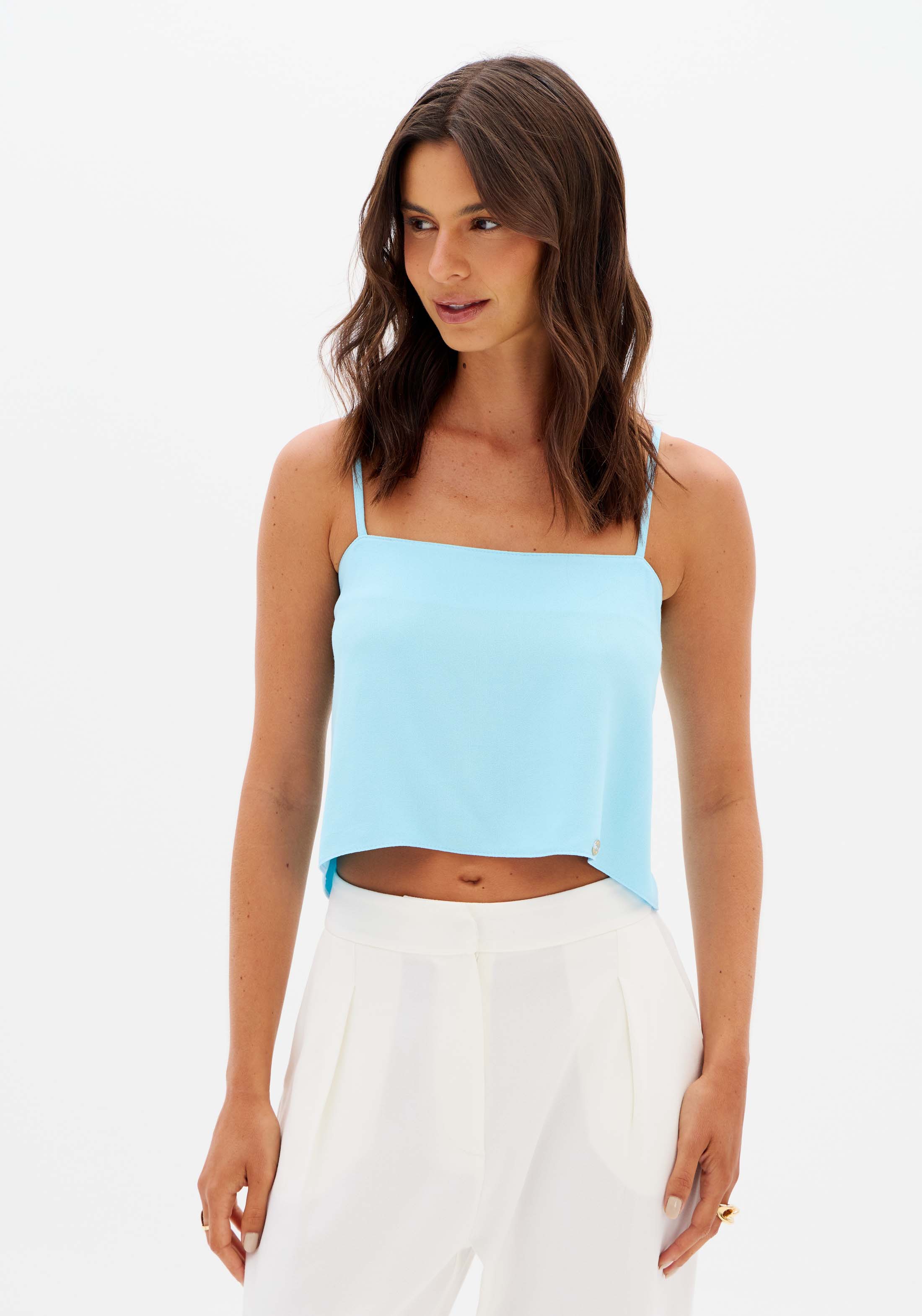 Blusa De Alça Frente Única