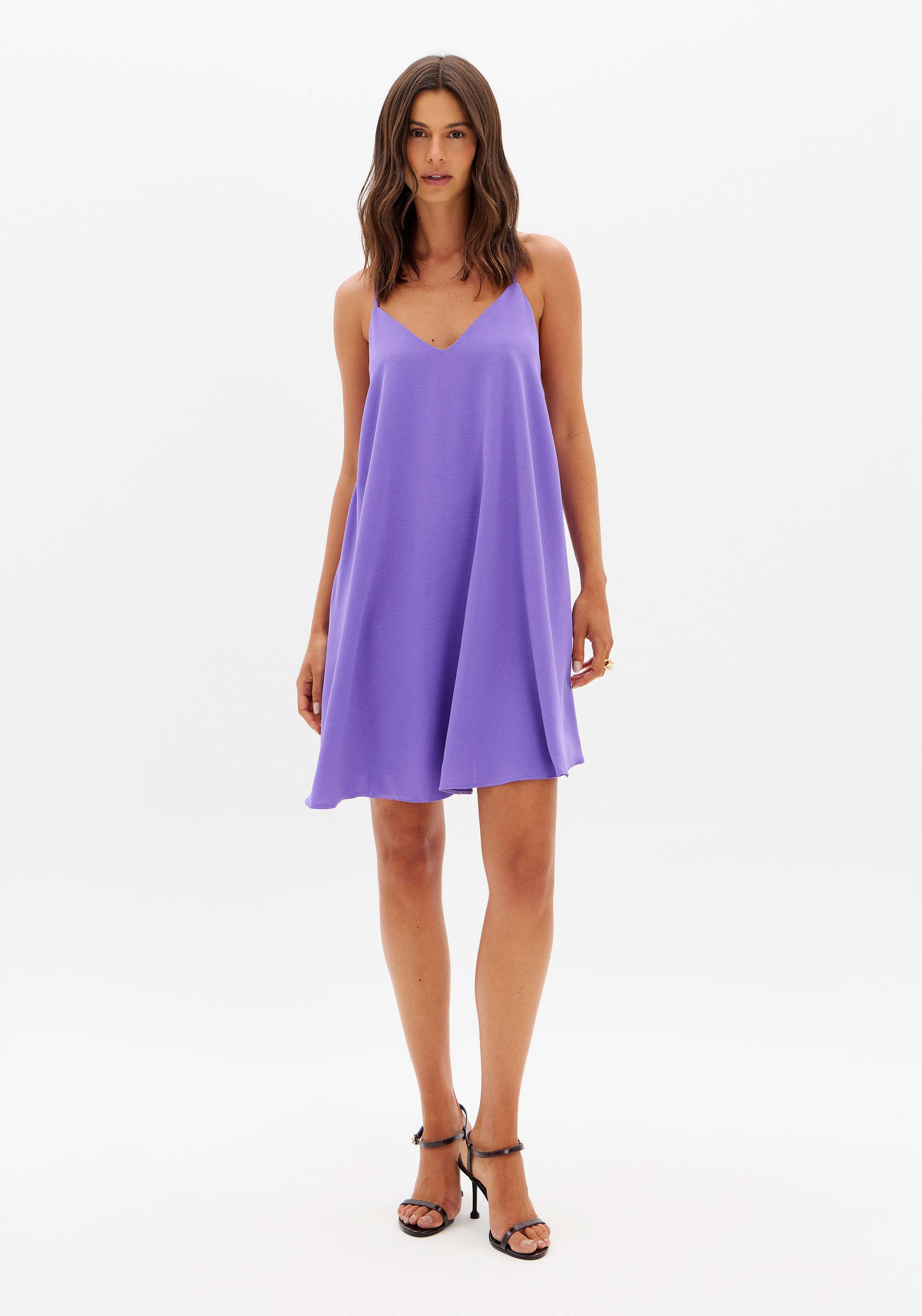 Vestido Curto De Alça