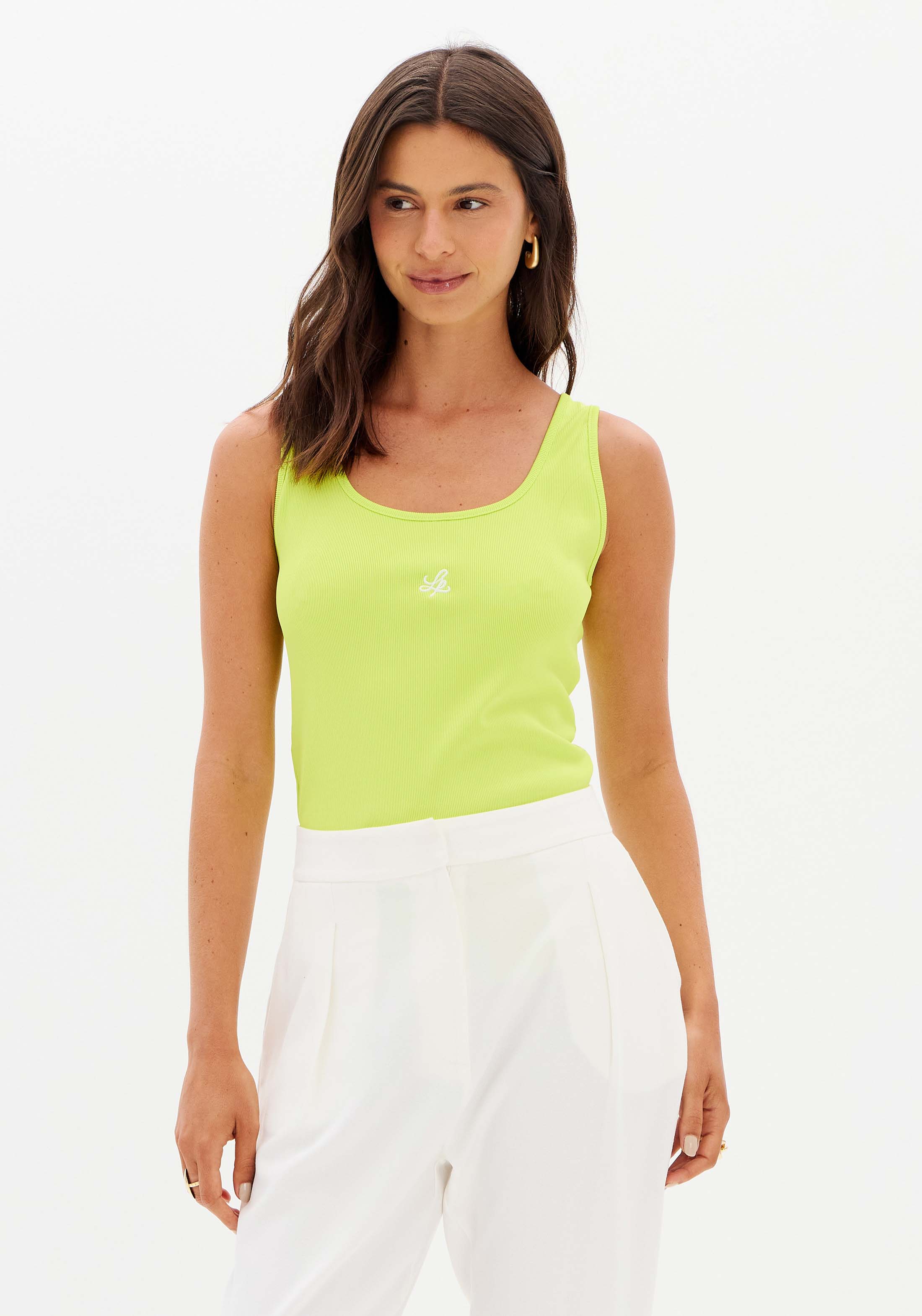 Blusa Alongada Sem Manga