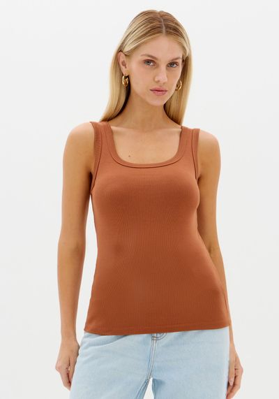 Blusa Regata Justa De Alças