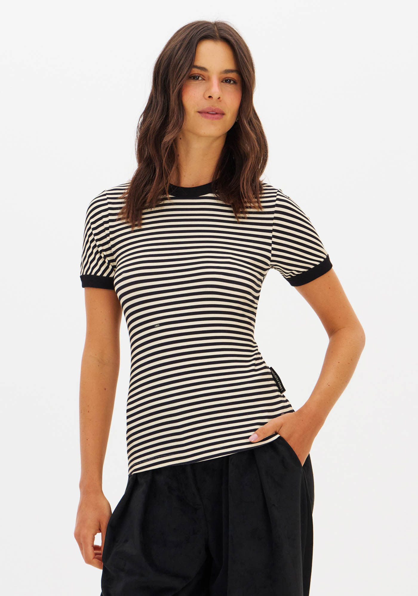 Blusa Baby Look Estampada