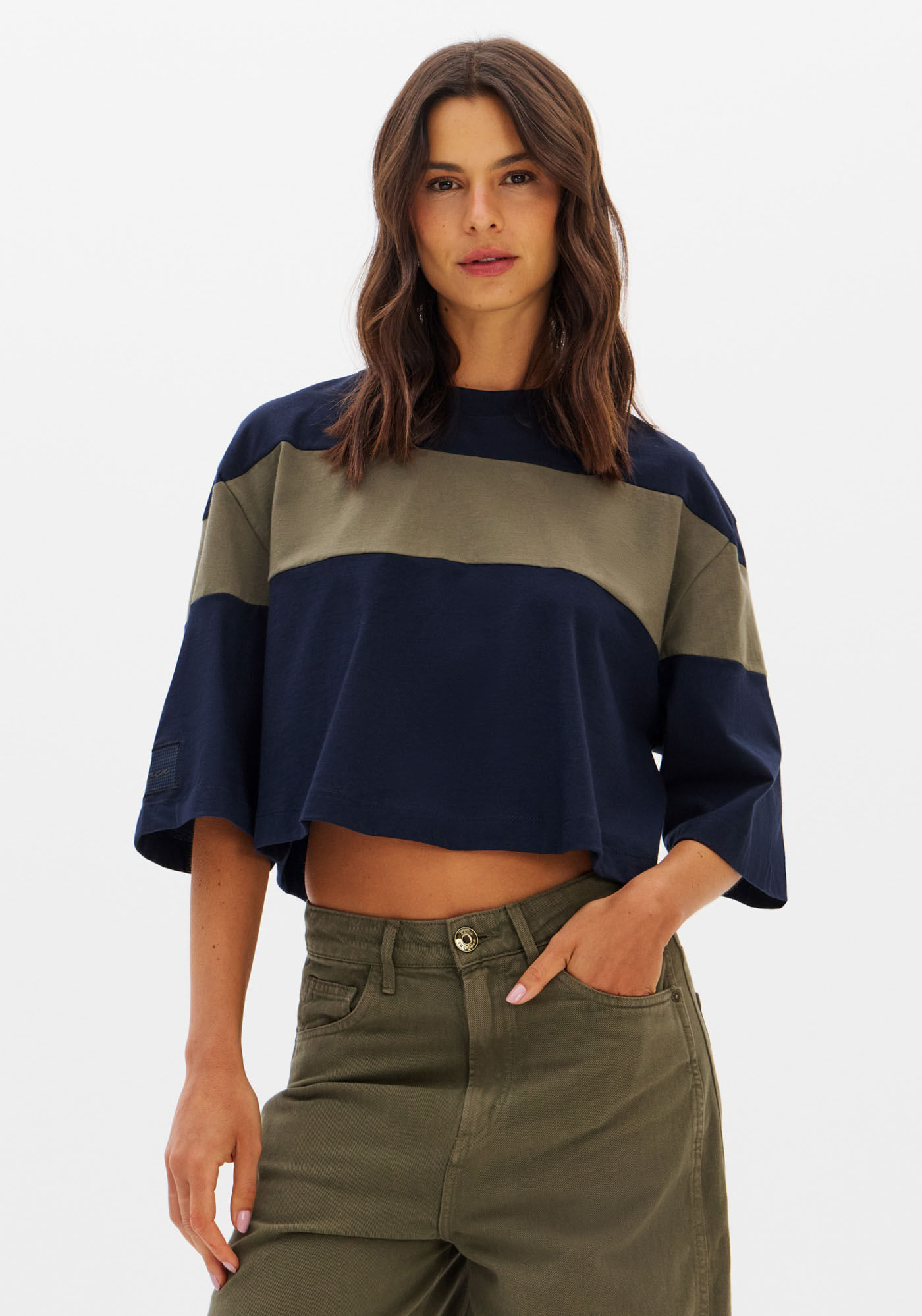 T-Shirt Oversized Manga Curta