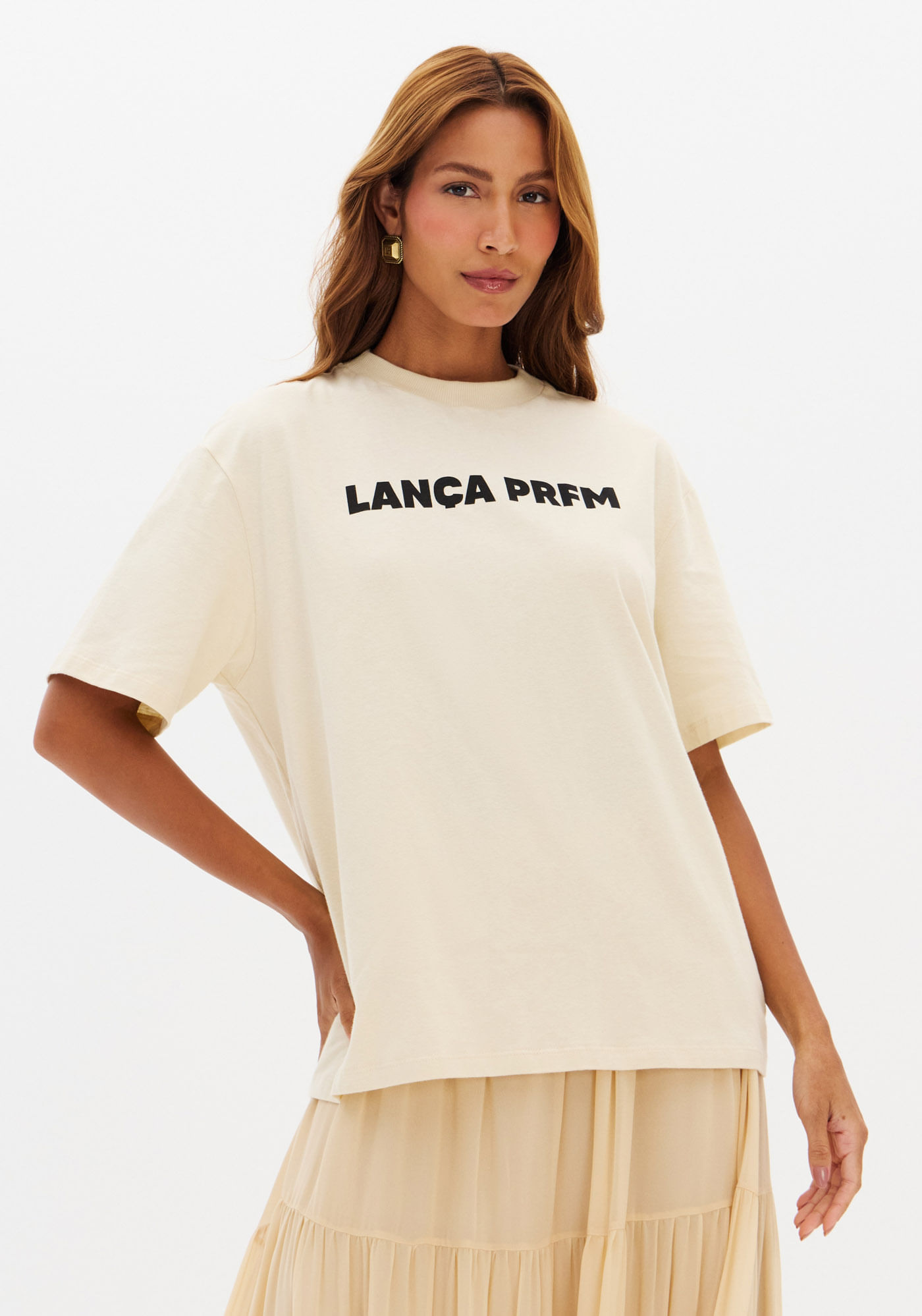 T-shirt Oversized Manga Curta
