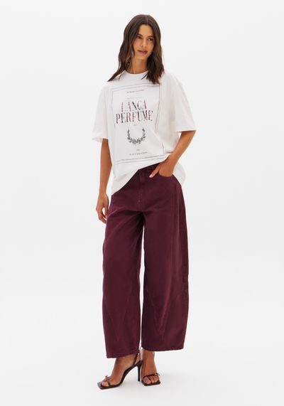 T-shirt Oversized Manga Curta