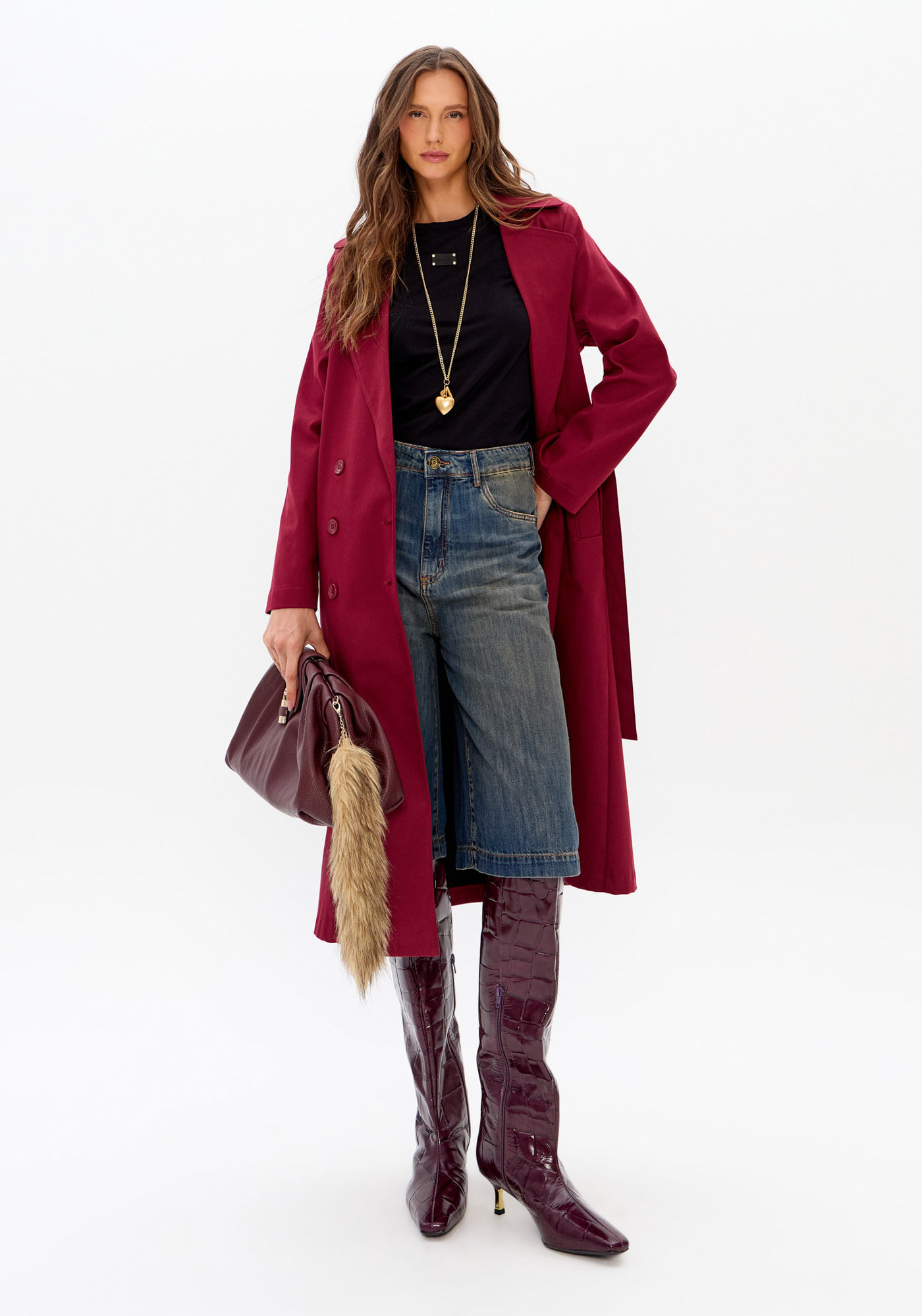 Bermuda Comfort Jeans Com Bolsos