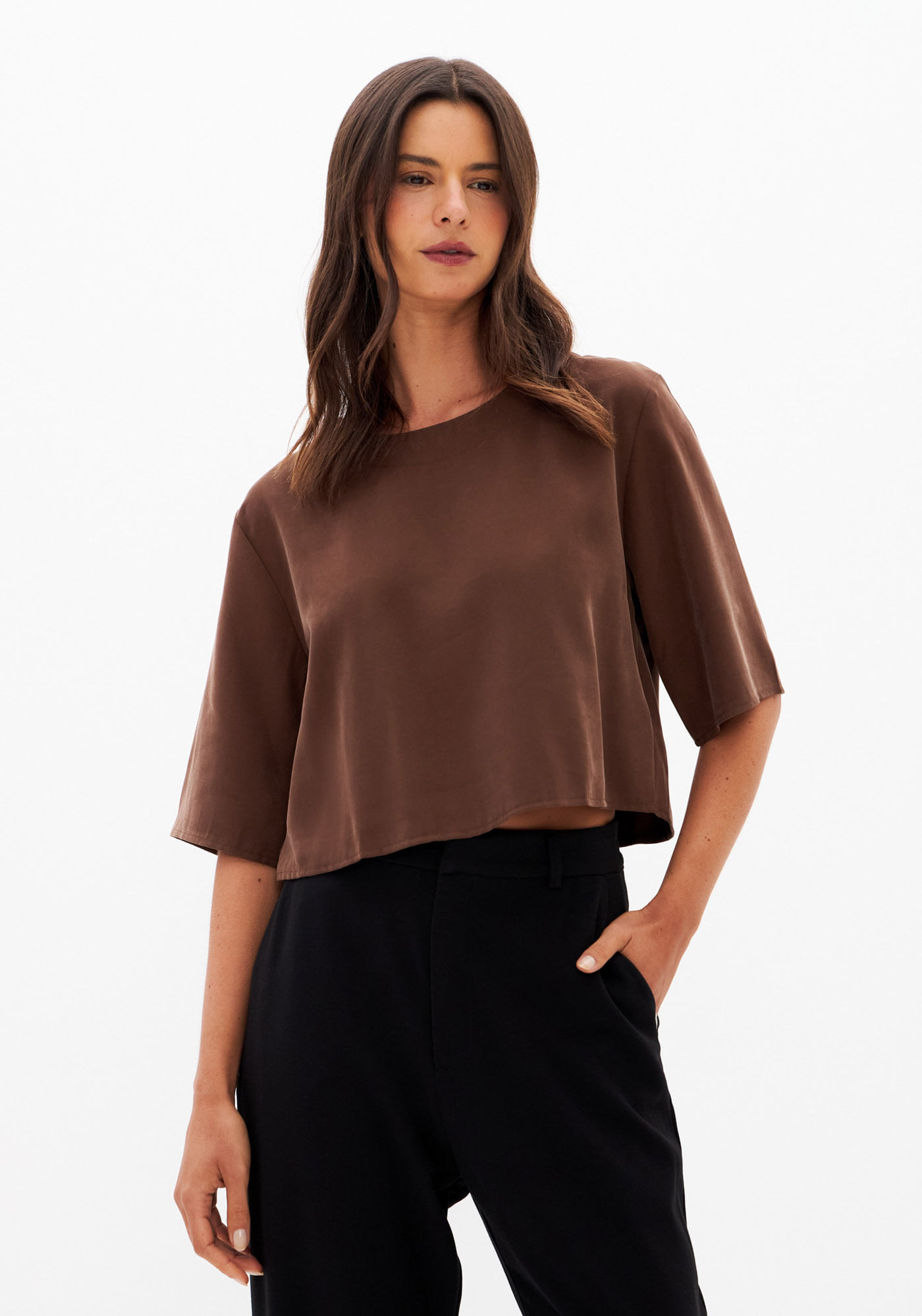 Blusa Manga Curta