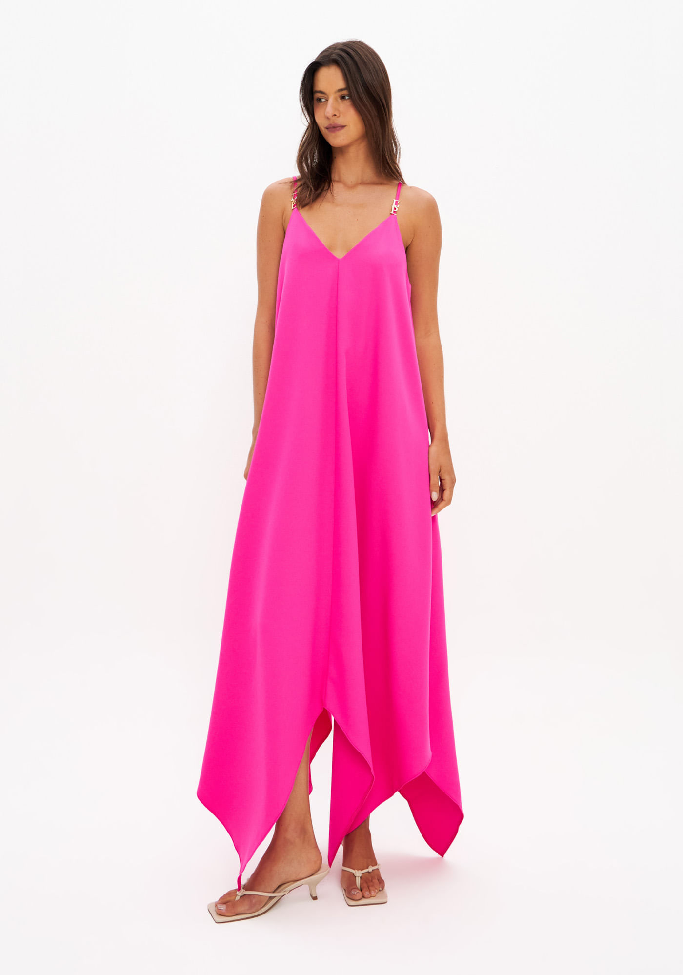 Vestido Super Midi De Alças