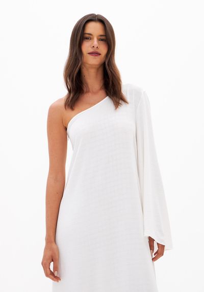 Vestido Super Midi Ombro Único