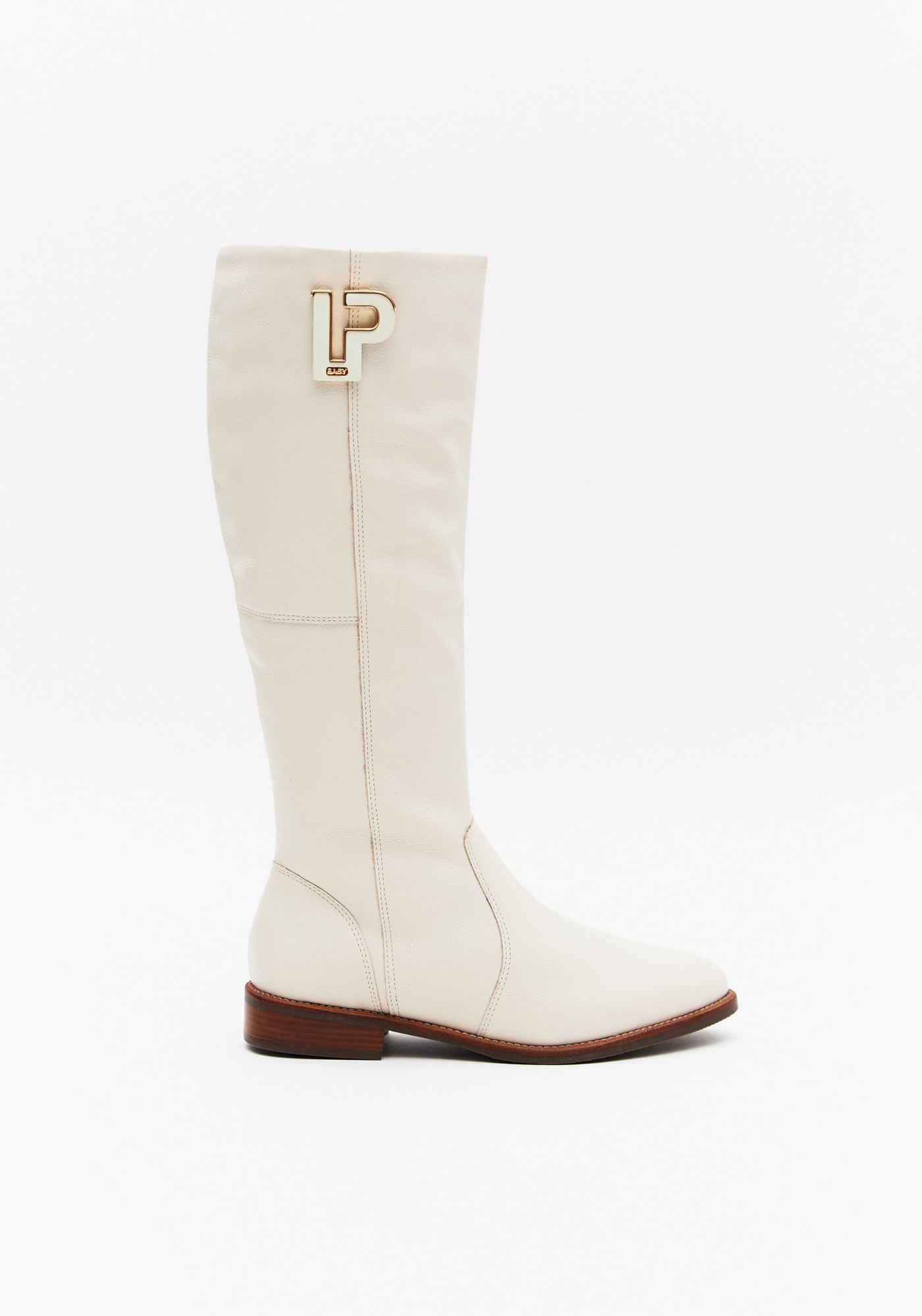 Bota Montaria Couro Com Metal Lp
