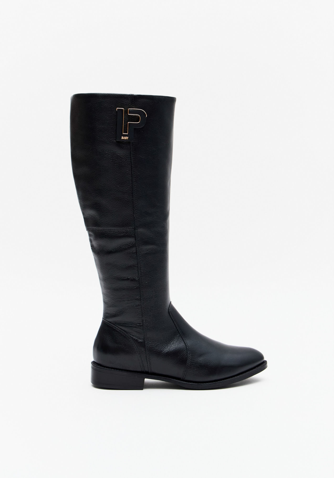 Bota Montaria Couro Com Metal Lp