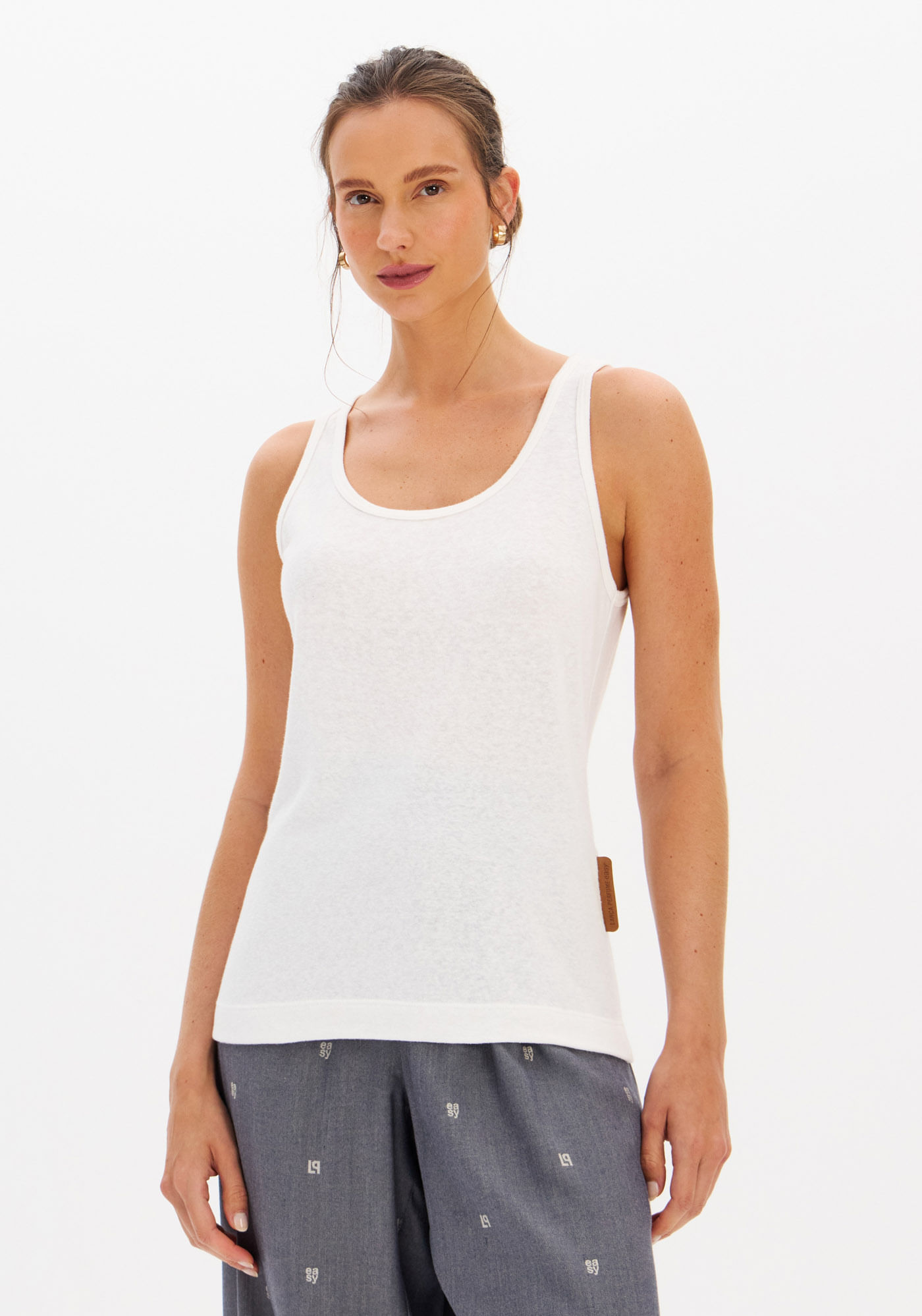 Blusa Regata Sem Manga