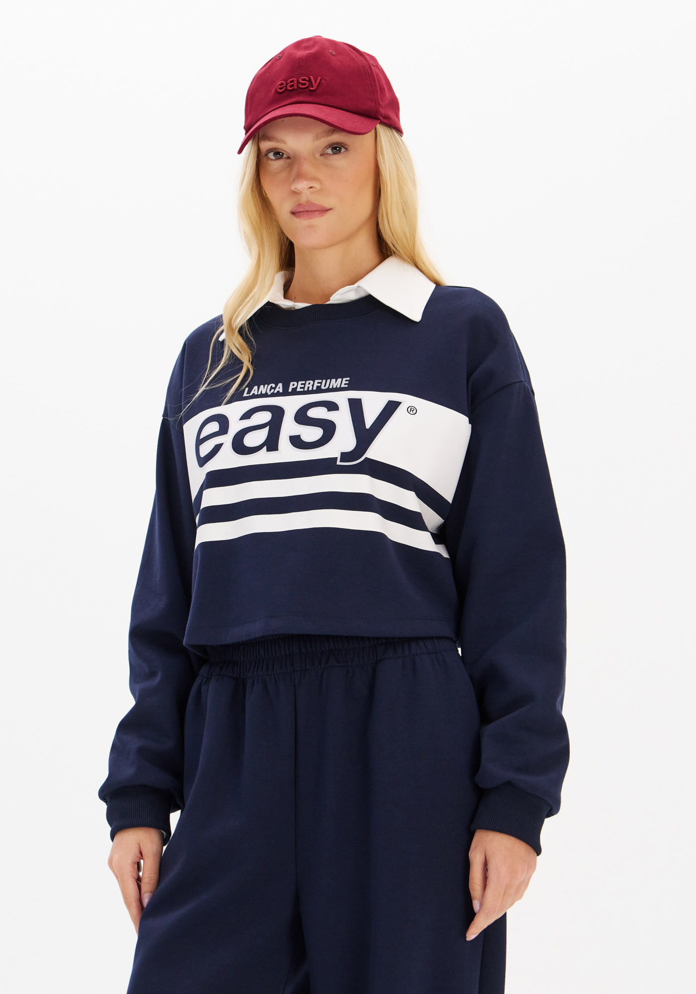 Moletom Cropped Com Estampa