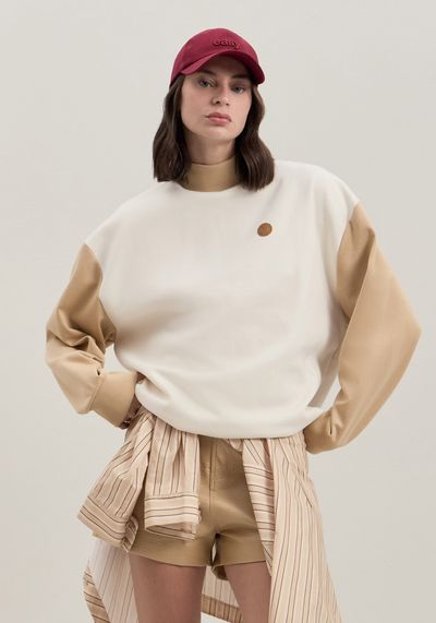 Moletom Oversized Bicolor