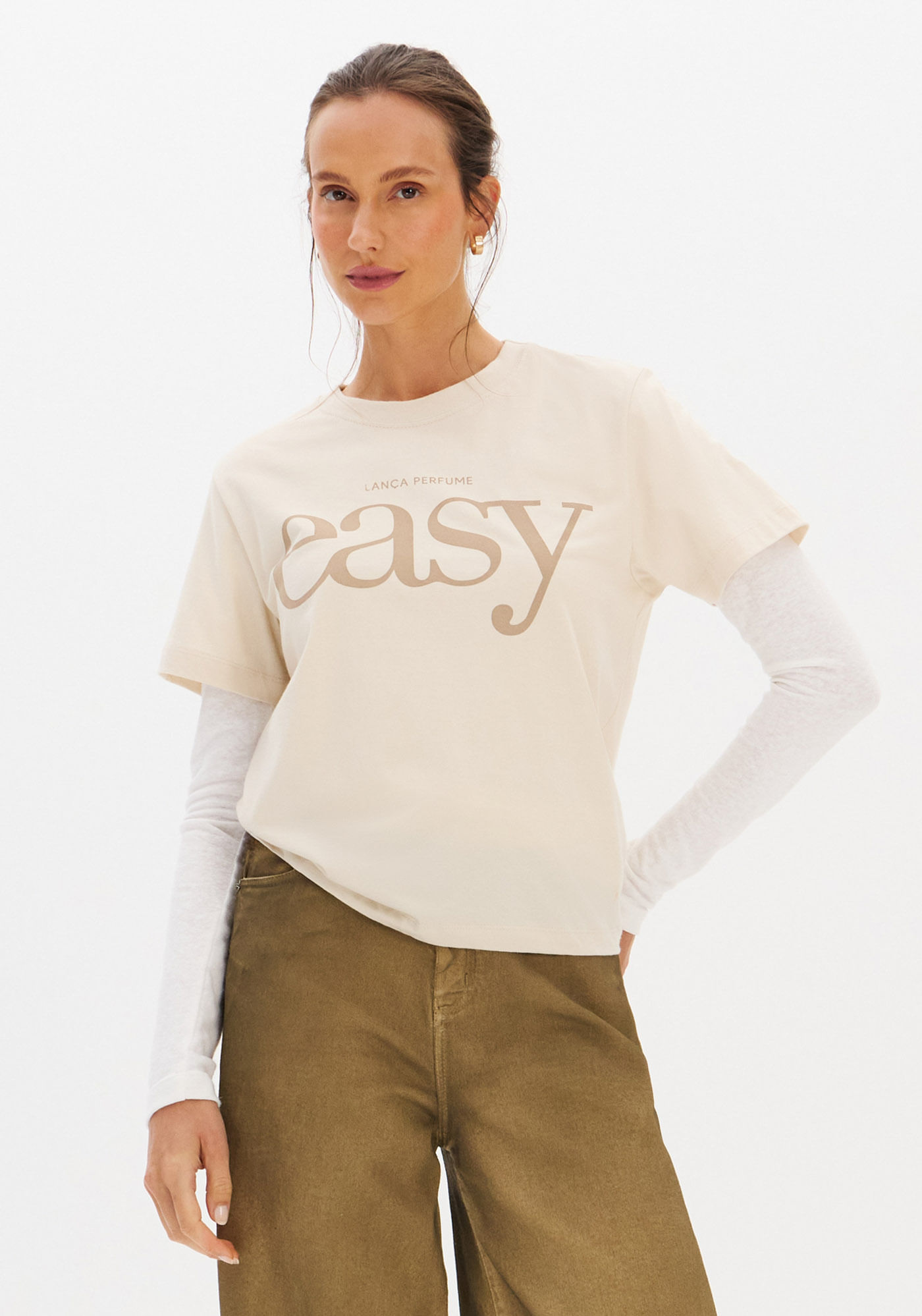 T-Shirt Box Estampada
