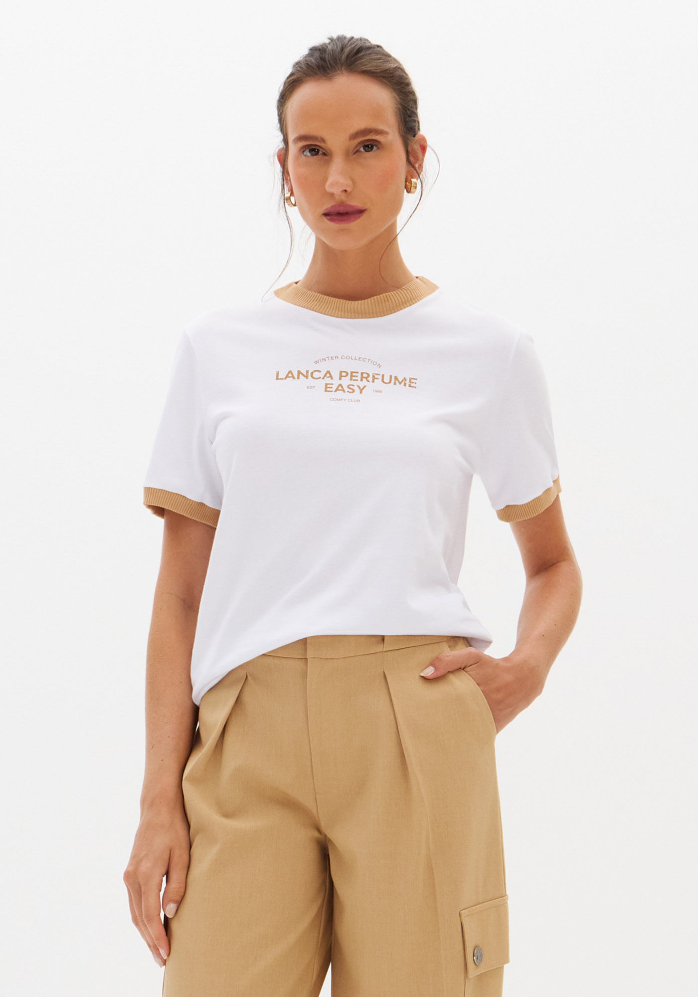 T-Shirt Regular Com Estampa